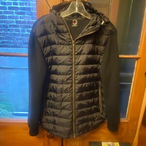 Vintage Nikos Black Quilted Jacket